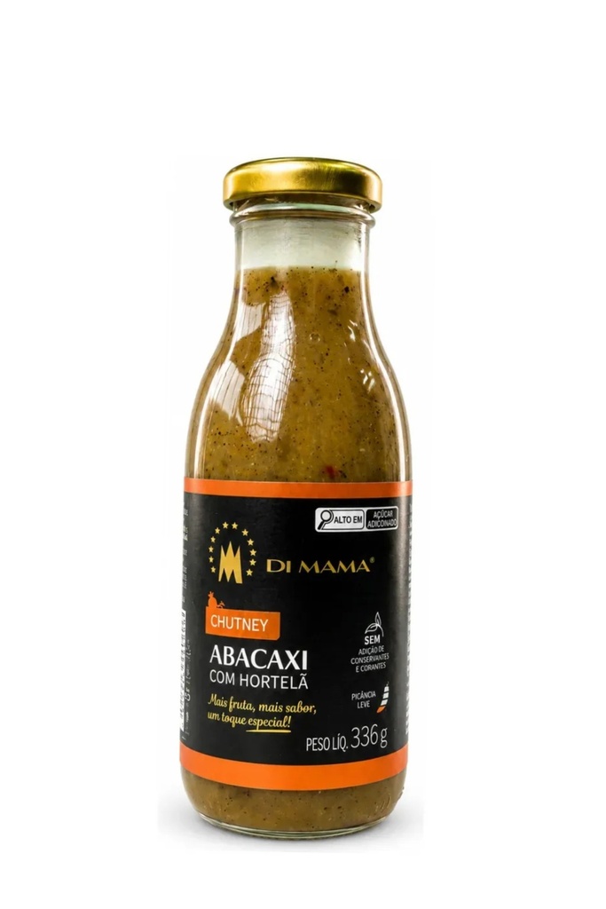 [CHAH336] Chutney de Abacaxi com Hortelã 336g