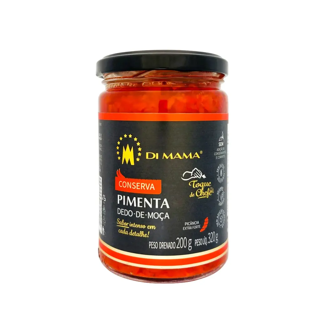 [PIME320] Conserva Pimenta dedo de moça 320g