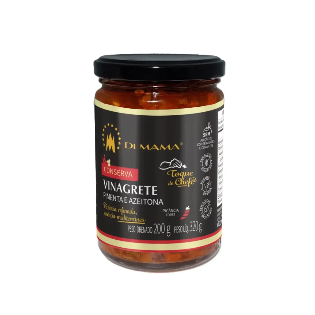 [VIPI320] Vinagrete Pimenta e Azeitona 320g